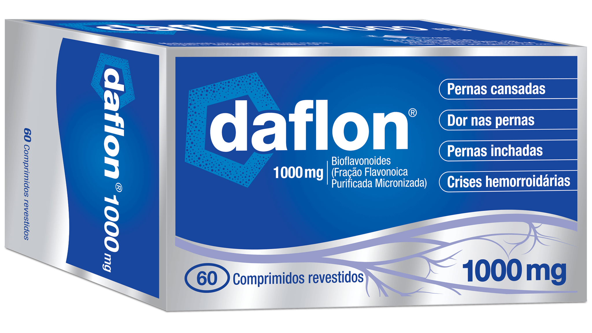 Daflon 500, 500 mg x 60 comprimidos revestidos